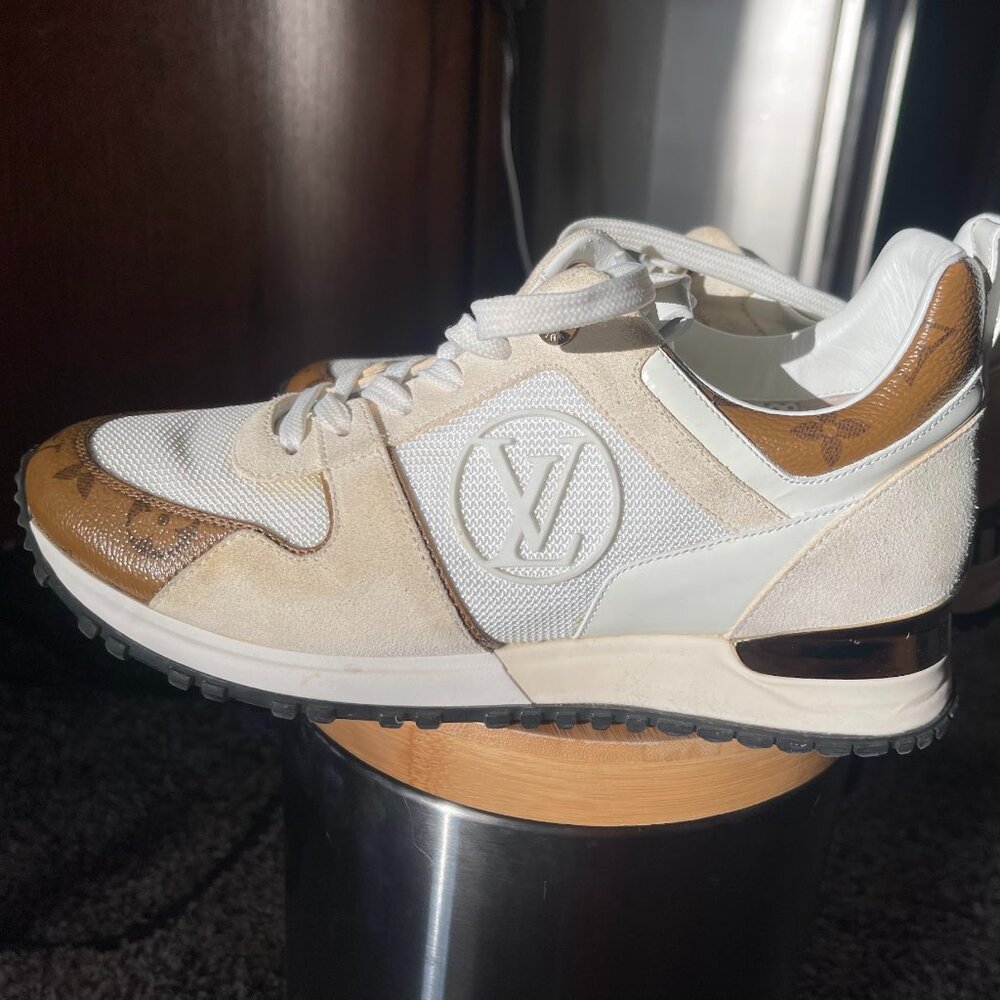 Louis Vuitton Monogram Canvas Run Away Sneakers Size 37